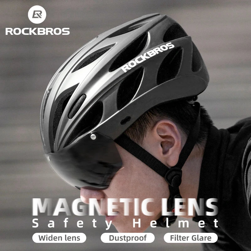 ROCKBROS Bike Helmet EPS Lightweight Breathable Cycling Safety