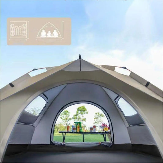 Pakicetus Outdoor Sunshade Camping Tent Two Doors Two Windows