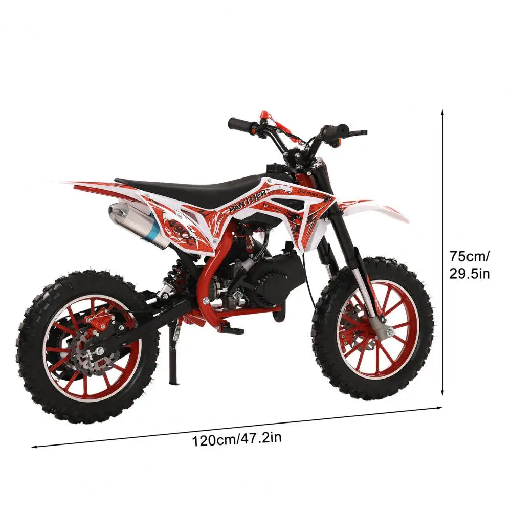 49cc 2 Stroke Kids Dirt Bike Powered Off Road Pocket