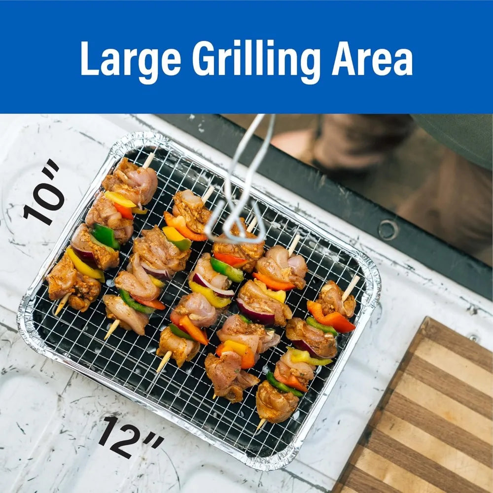 XIUWO Pull Start Portable Charcoal Grill Ready In 5 Minutes