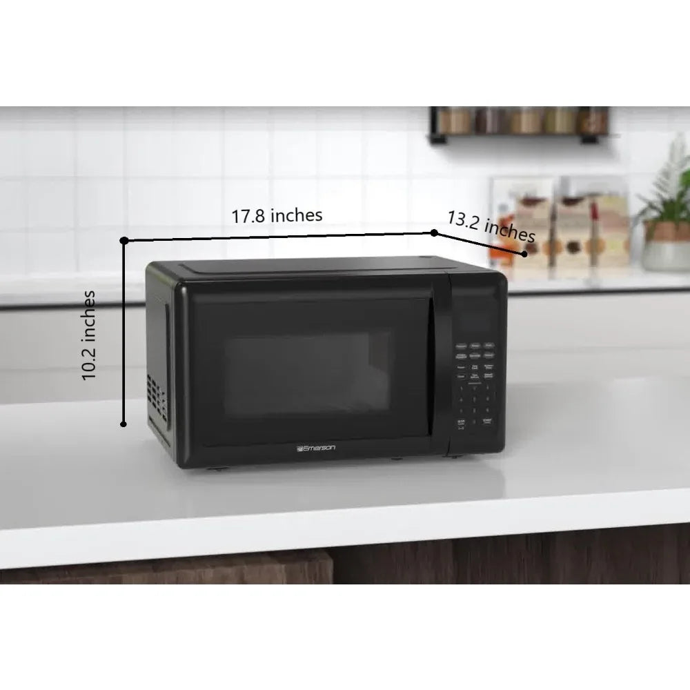 Emerson MW7302B Countertop Microwave Oven Touch Control LED Display 700W