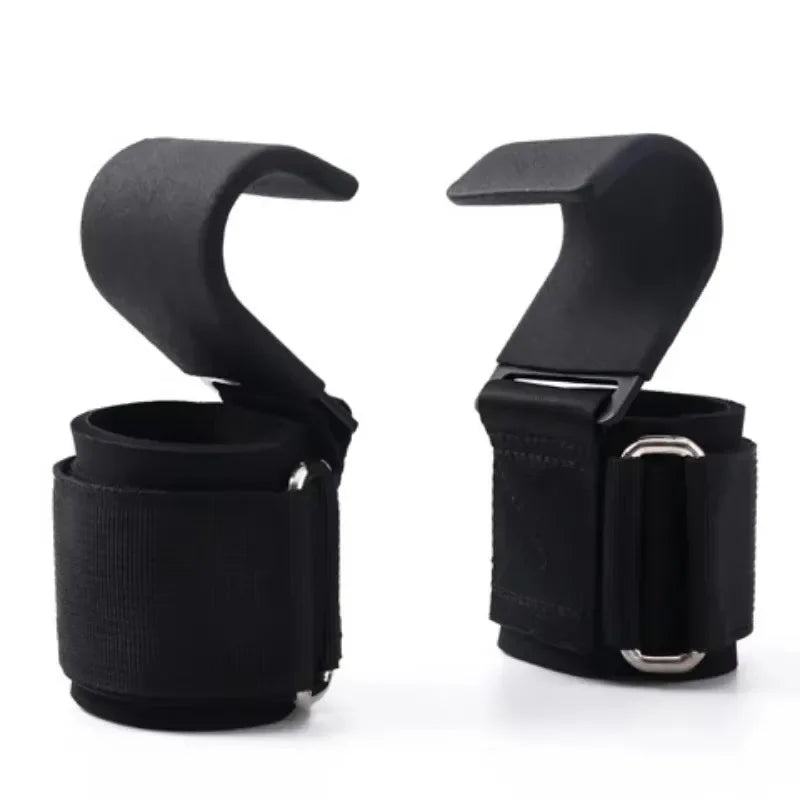 MIHJUSFDH Non Slip Weight Lifting Hooks Half Pair Training