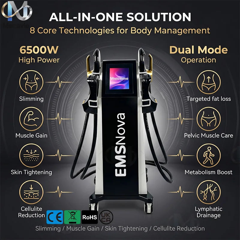 Emsnova 6500W RF High Intensity Body Shaping EMS Machine