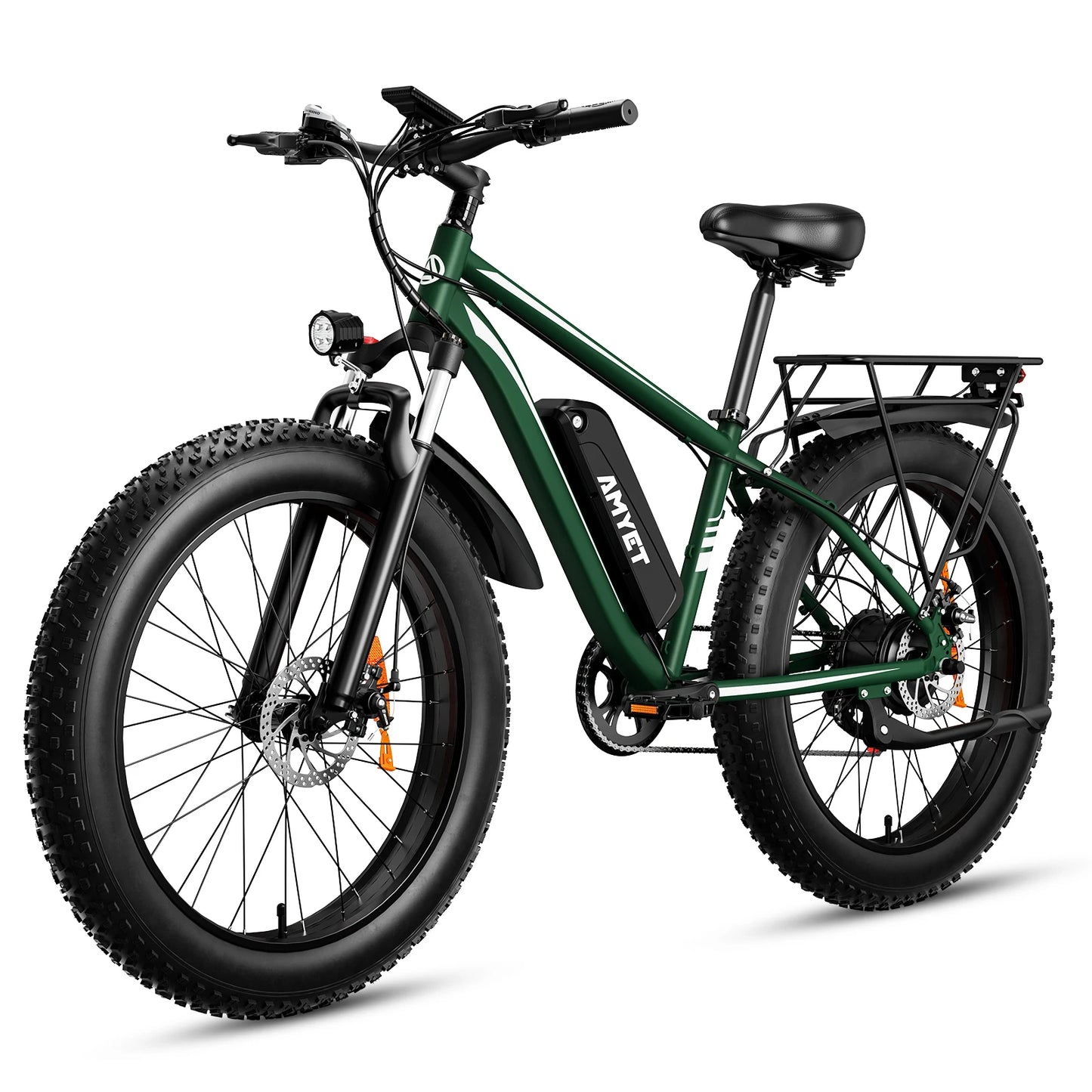 AMYET Electric Mountain Bike 1500W 48V Fat Tire All Terrain