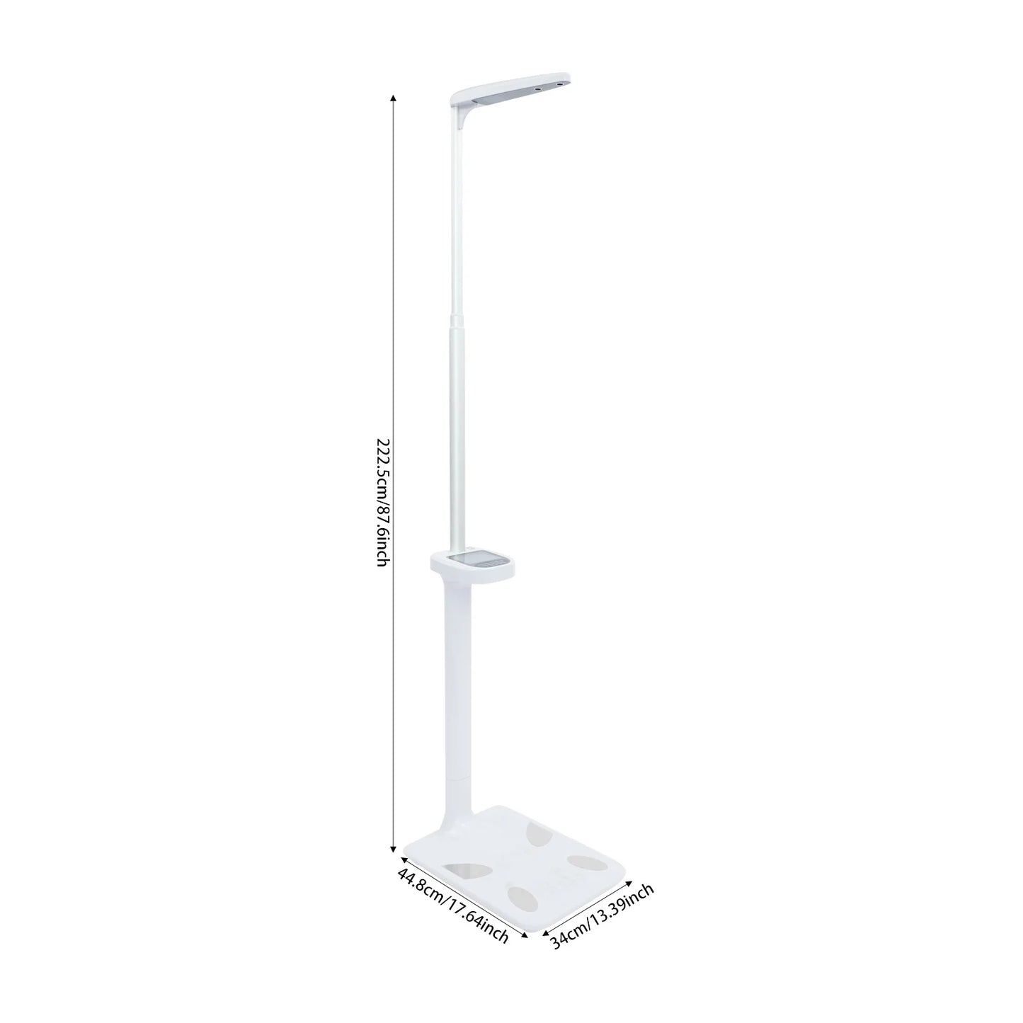 Ultrasonic Height And Weight Scale With Bluetooth BMI Monitor