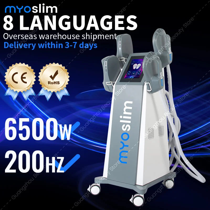 MYOSLIM Body Contouring And Fat Loss Machine With 4 Handles