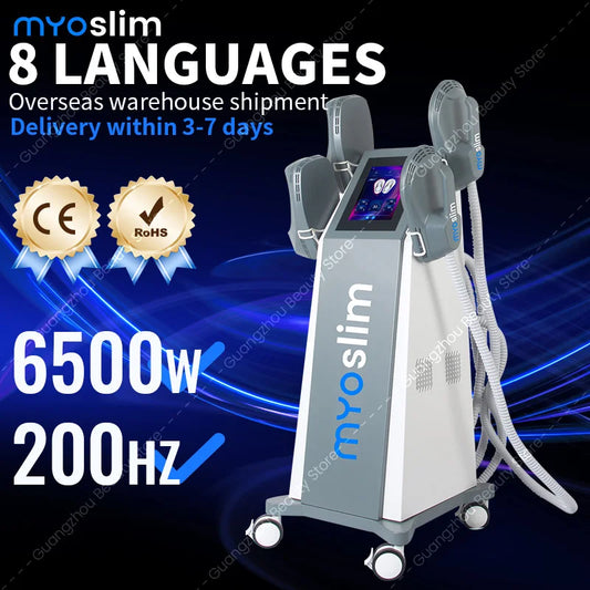 MYOSLIM Body Contouring And Fat Loss Machine With 4 Handles
