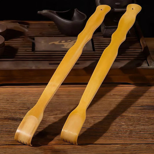 Bamboo Back Scratcher Massager Stick For Full Body Relaxation