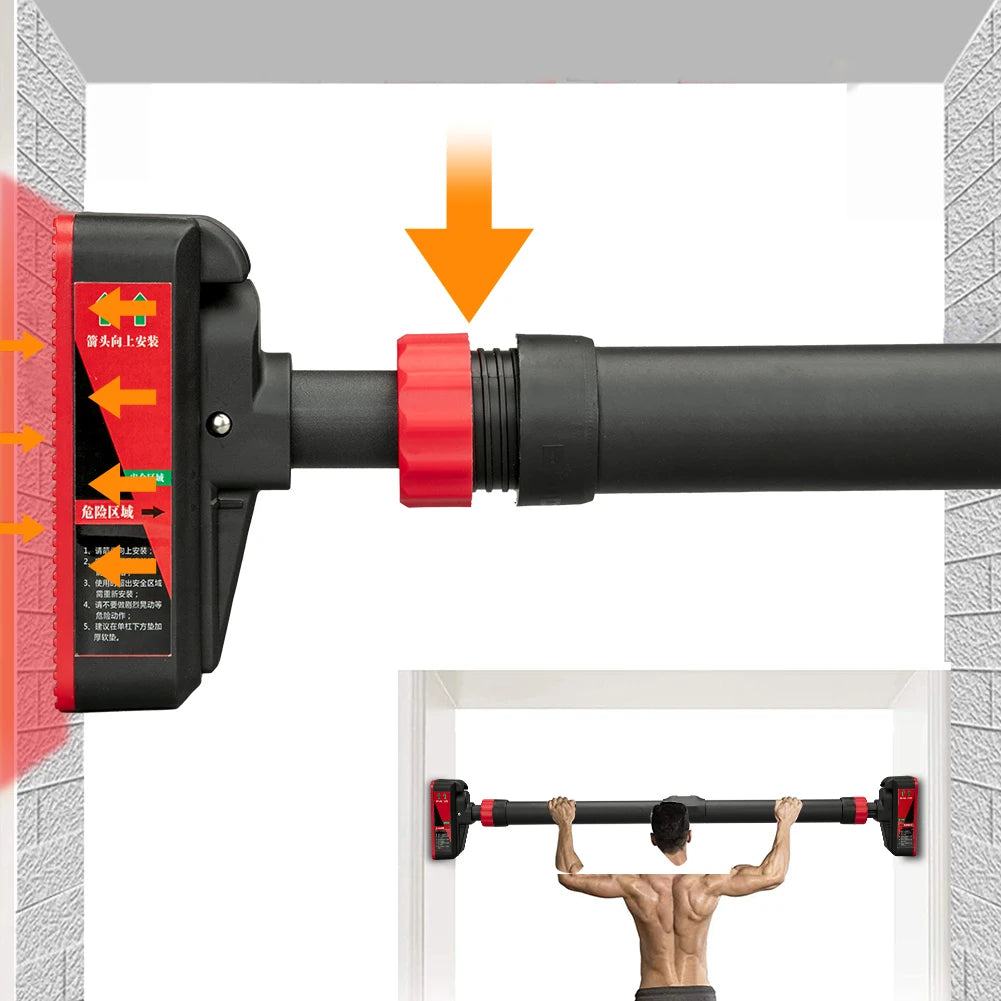 TWISTER.CK Adjustable Pull Up Bar With Level Gauge For Doorway