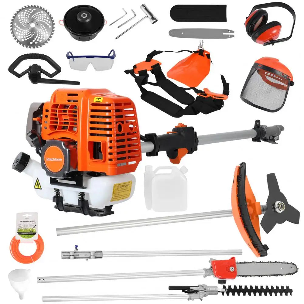 Five In One Garden Mower Trimmer Hedge Pruner Weeder