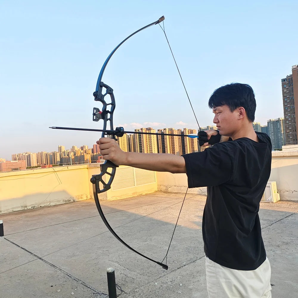 Recurve Bow Takedown With Bamboo Core Limbs Wooden Riser