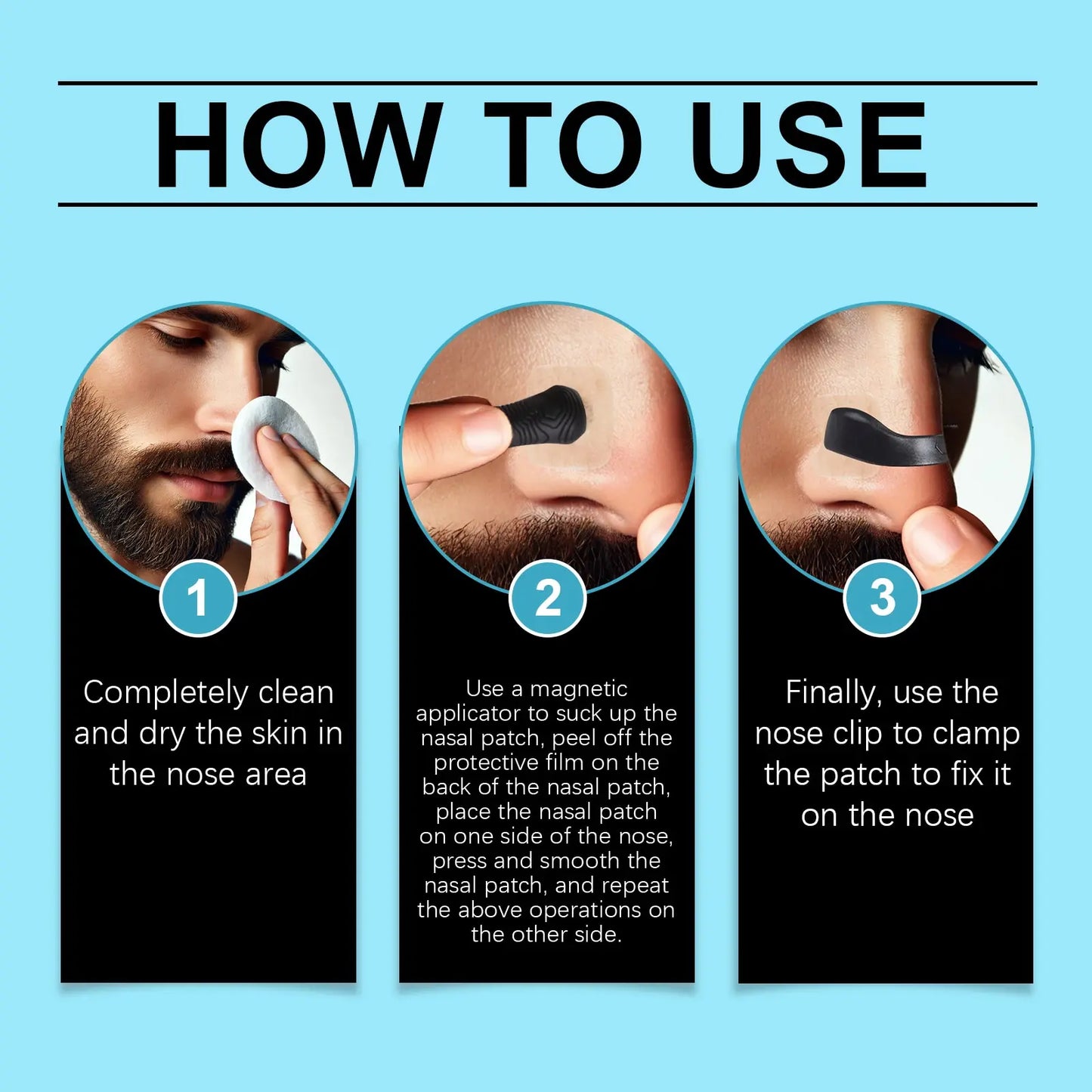 Nasal Breathing Strips Kit Anti Snoring Nose Vents For Sleep