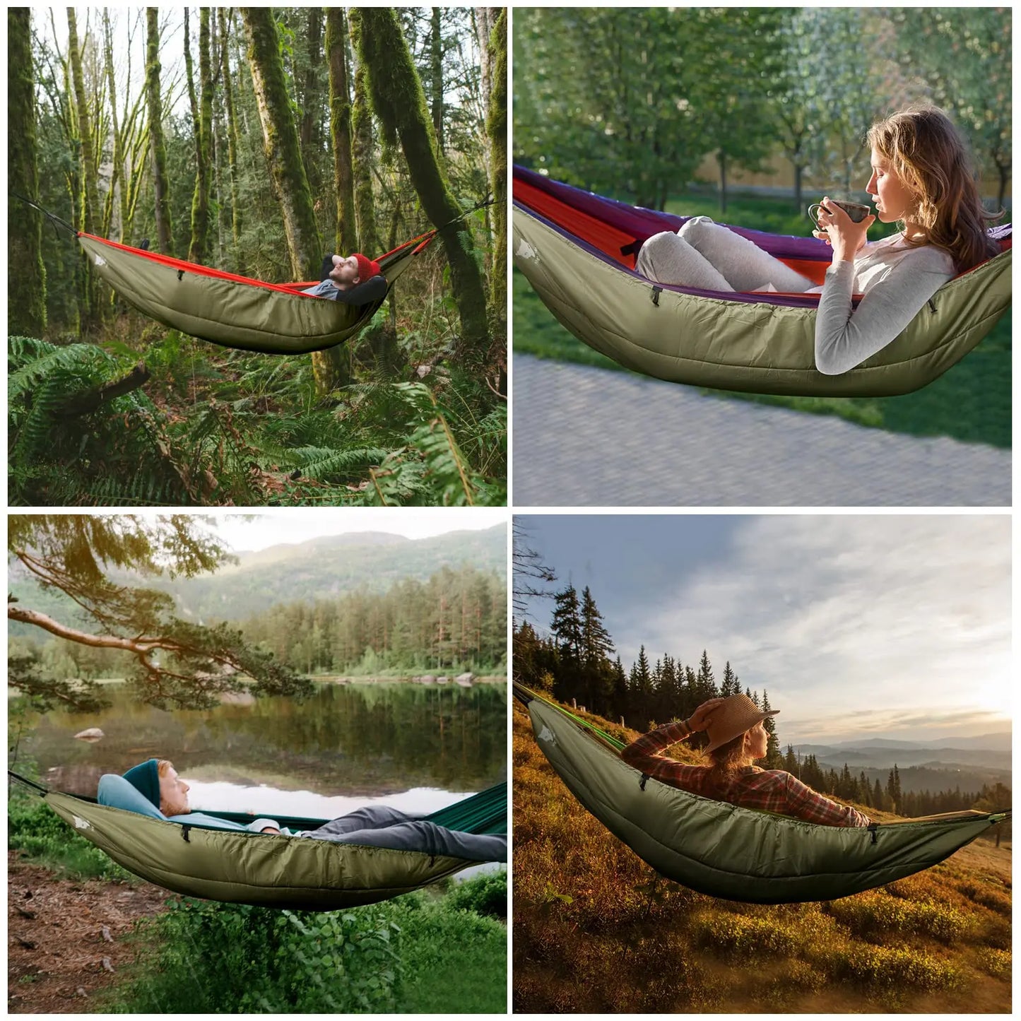 Night Cat Single Insulated Hammock Underquilt Lightweight Sleeping Bag