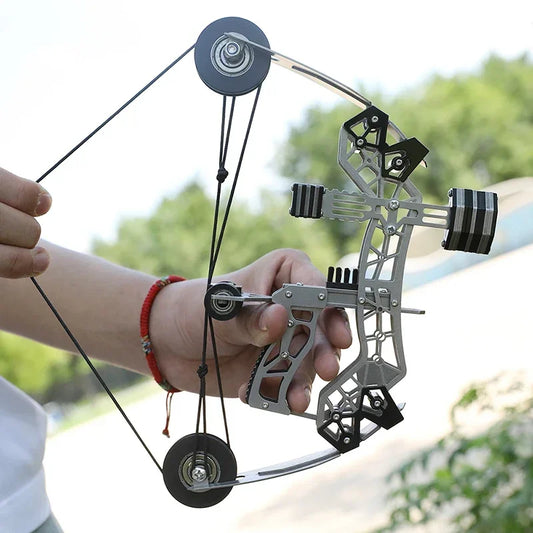AMEYXGS Mini Compound Bow With Arrows 12 Lb Draw Weight