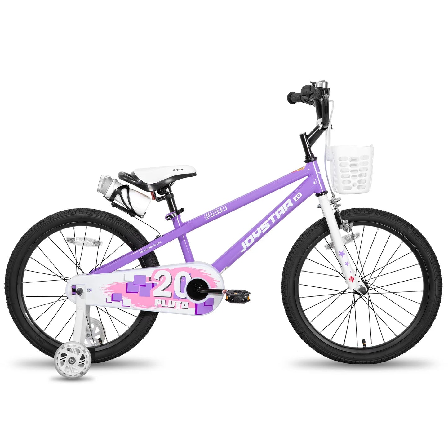JOYSTAR Kids Bicycle 3-12 With Light Up Training Wheels
