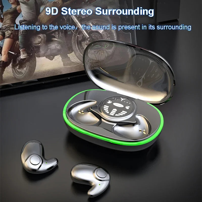 Shuke Invisible Sleep Earphones Wireless Bluetooth 5.3 Earbuds