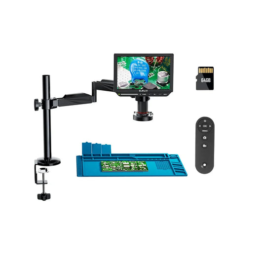 Elikliv EM4K 4K Digital Microscope for Electronics with HDMI
