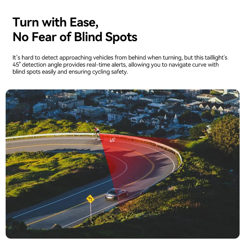 iGPSPORT SRmini Radar Tail Light With Brake Alert IPX7 Waterproof