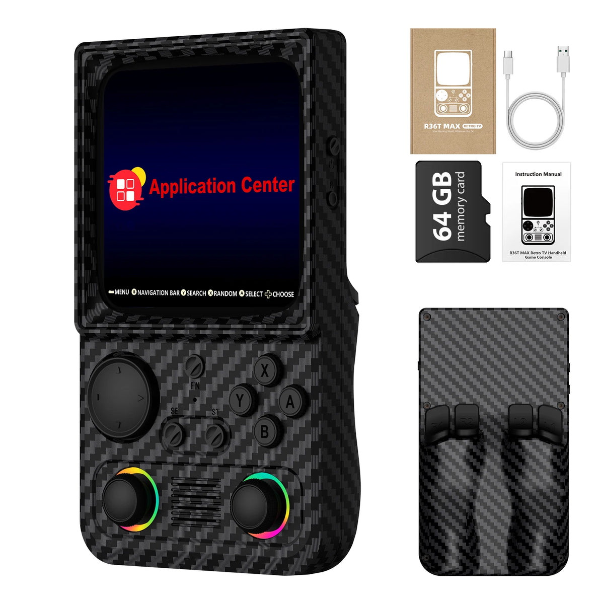 AISLPC RG40 MAX Handheld Game Console Portable Wireless Gaming System
