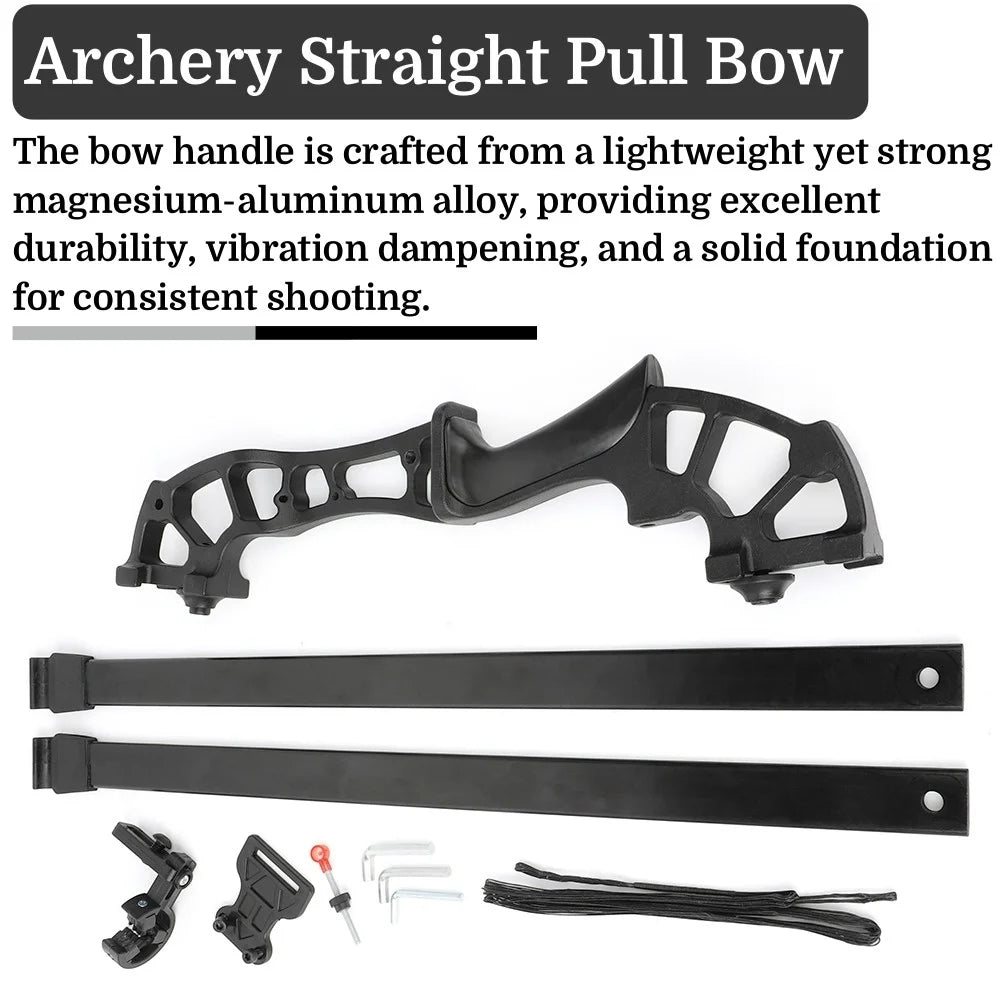 Recurve Bow Takedown With Bamboo Core Limbs Wooden Riser