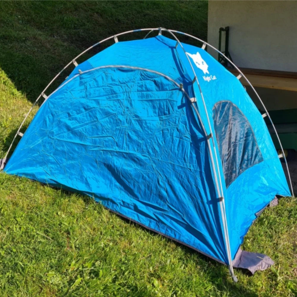 Night Cat Beach Tent Sunshade Shelter For Two To Four
