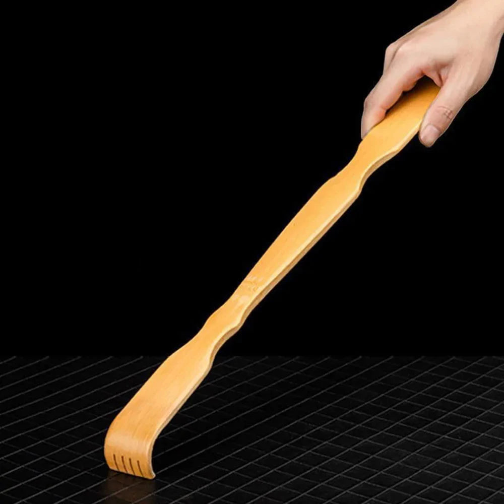 Bamboo Back Scratcher Massager Stick For Full Body Relaxation